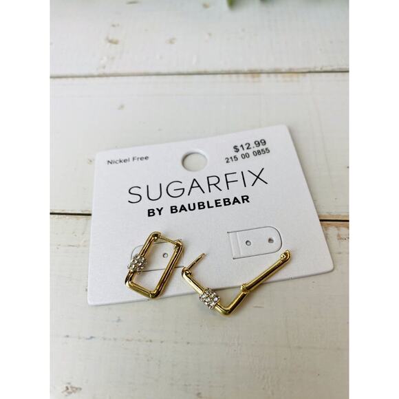 Sugarfix By Baublebar Square Hoop Earrings - Picture 6 of 8